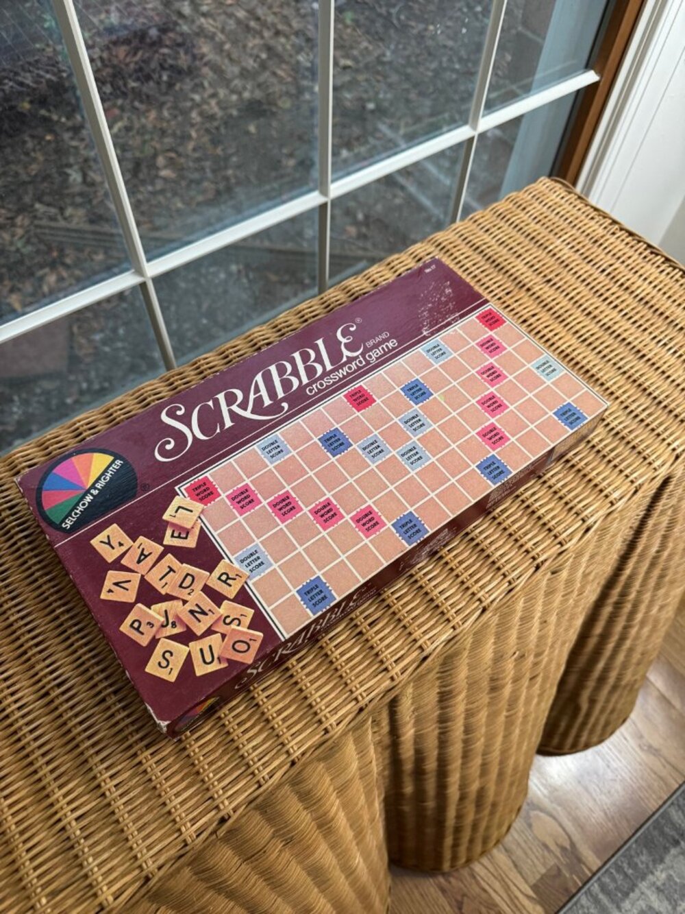 Vintage Scrabble Crossword Game No. 17 | Complete with Dictionary